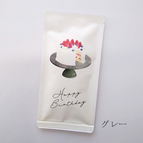 お茶メール（誕生日・ショートケーキ・和紅茶ティーバッグ 3g×5P） 【紅茶/ホットドリンク】