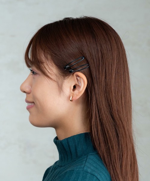 【ガチピン】ぱっちん！滑り止め付きヘアピン45mmスリムぷっくりタイプ