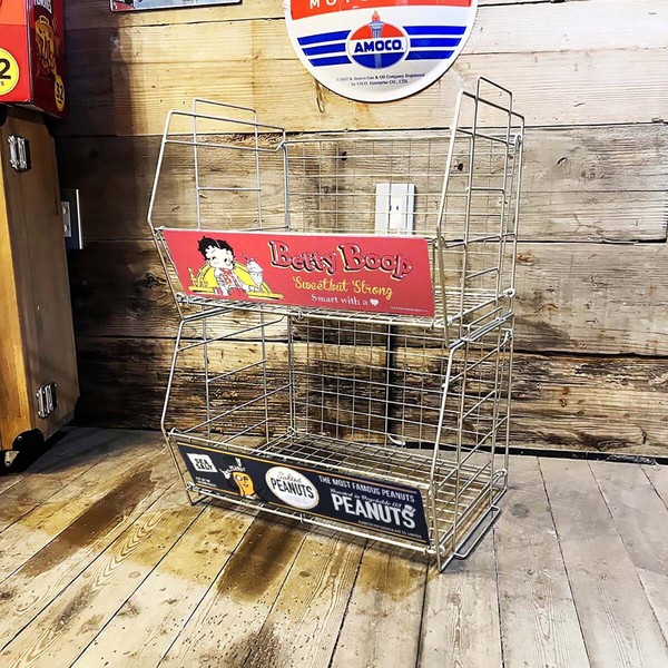 【魅せる収納☆】【畳めて積み重ねられる！】WIRE RACK ワイヤーラック BETTY BOOP  GARFIELD 他