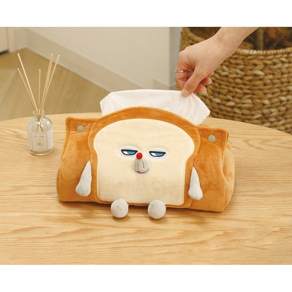 8月下旬入荷　パンどろぼう　ぬいぐるみドアップティッシュカバー　パンどろぼう