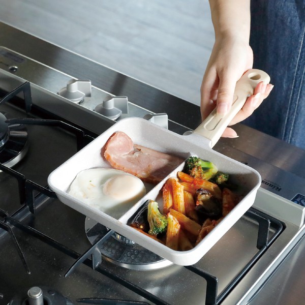 【公式】シービージャパン IH対応二品同時に作れるフライパン MC 調理 料理 お弁当