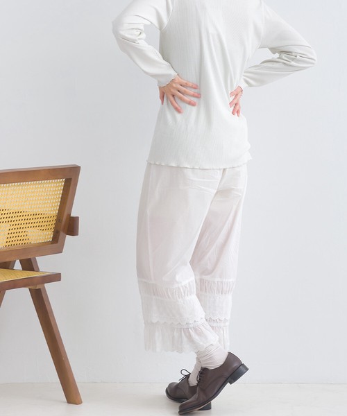 【SD限定】人気商品！裾レース ペチパンツ レイヤード インナーパンツ