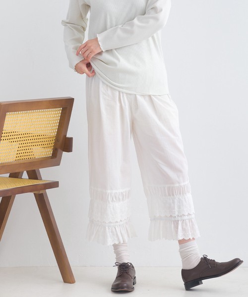 【SD限定】人気商品！裾レース ペチパンツ レイヤード インナーパンツ