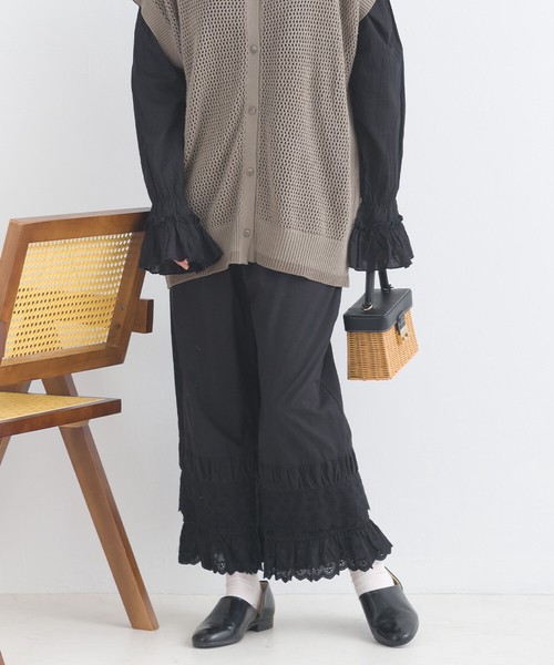 【SD限定】人気商品！裾レース ペチパンツ レイヤード インナーパンツ