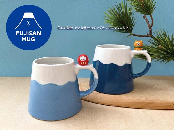 富士山マグ　(だるま、柴犬）