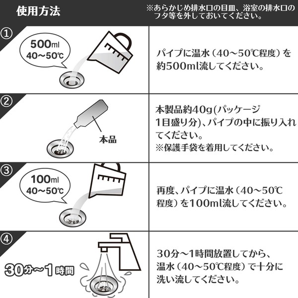 【在庫処分】髪の毛も溶ける　パイプスキットクリーナー