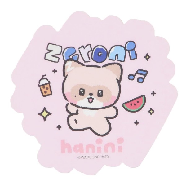 【ステッカー】zeroni ダイカットステッカーミニ hanini