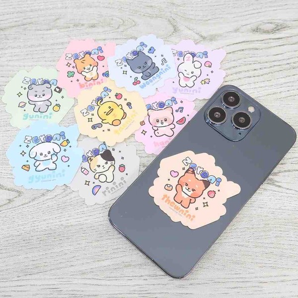 【ステッカー】zeroni ダイカットステッカーミニ hanini