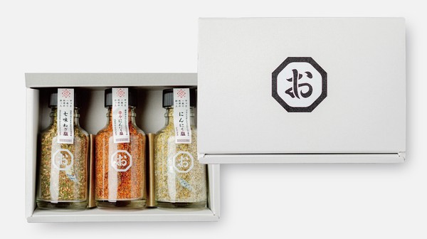 【人気商品3本】【箱入りギフト】しお八　3本セット【和風食卓調味料・塩】