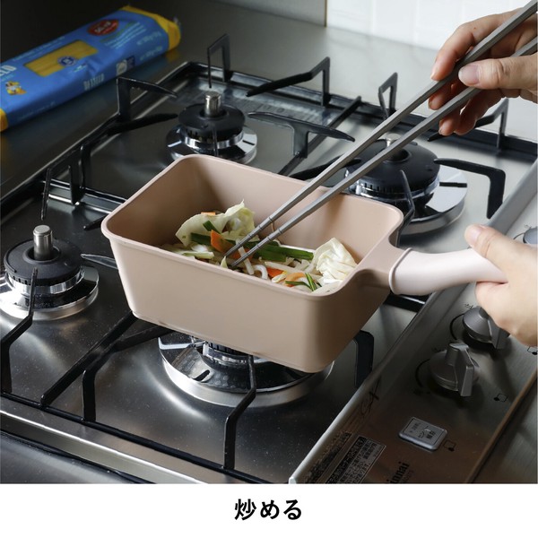 【公式】シービージャパン 深型四角フライパン 茹でる 炊く 炒める 揚げる 焼く 煮る