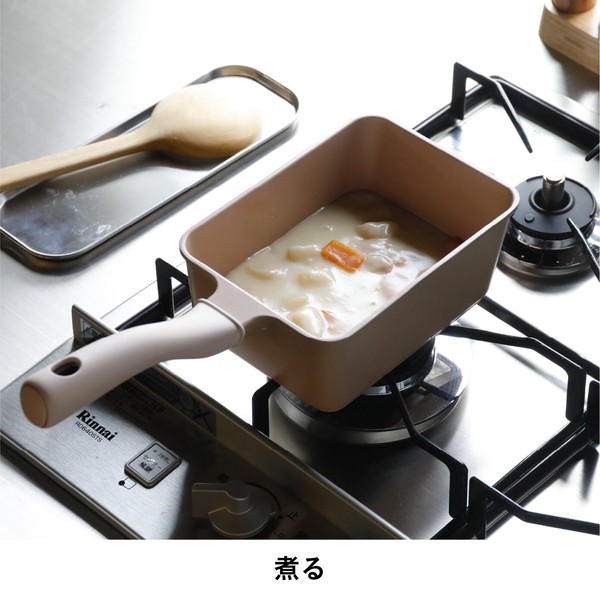 【公式】シービージャパン 深型四角フライパン 茹でる 炊く 炒める 揚げる 焼く 煮る