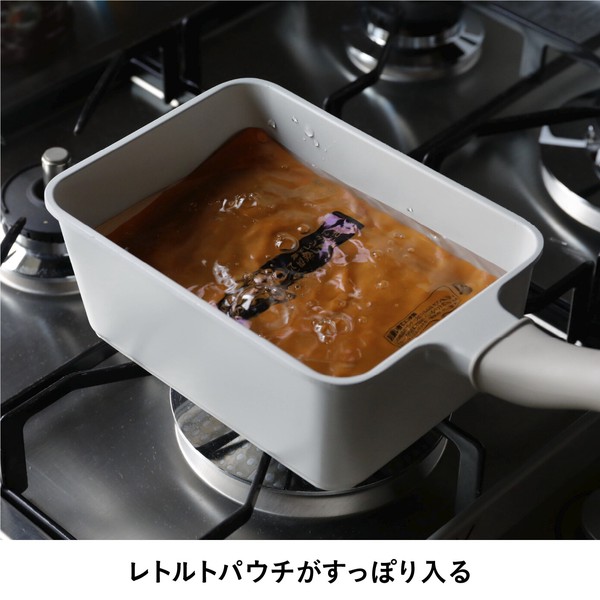 【公式】シービージャパン 深型四角フライパン 茹でる 炊く 炒める 揚げる 焼く 煮る
