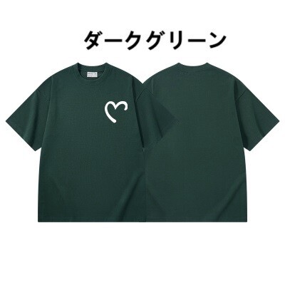 P20461 メンズ ファッション 半袖 Tシャツ 無地 トップス 男女通用 2025夏新作 カジュアル