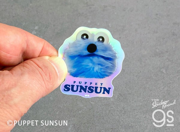 パペットスンスン ホログラムミニステッカー スンスンとノンノン PUPPET SUNSUN キャラクター PSU018