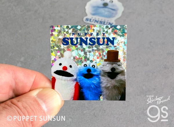パペットスンスン ホログラムステッカー 集合 SNS 人気 PUPPET SUNSUN 可愛い キャラクター グッズ PSU022