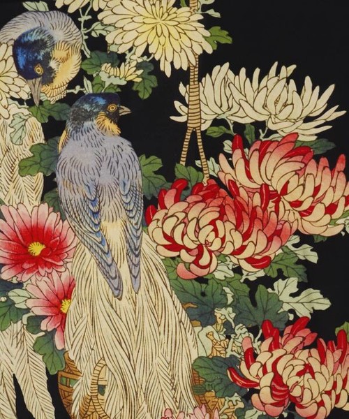 【2025春新作】 【カヤ】花鳥UV長羽織