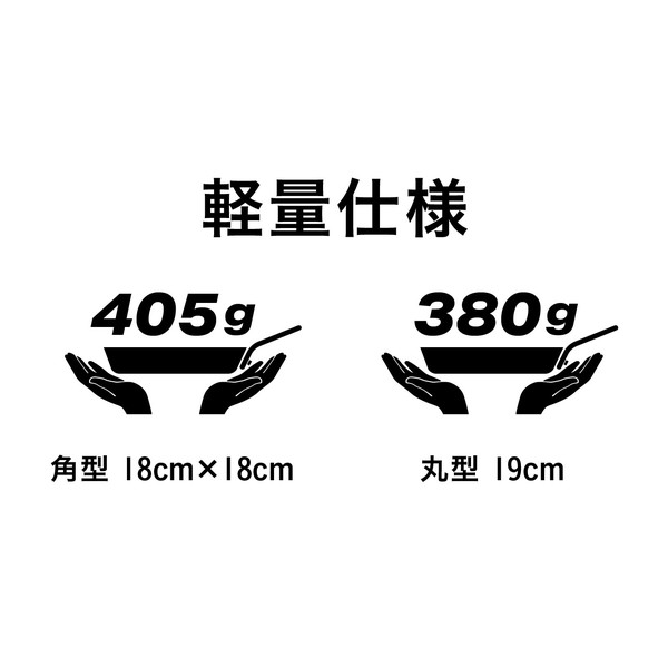 【公式】シービージャパン 二層鋼グリルパン角型・丸型