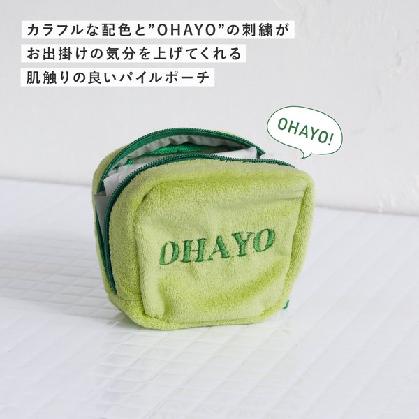 パイルポーチ OHAYO (3カラー) EIBORIE / エイボリー