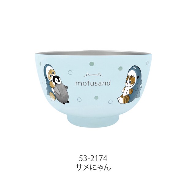 ＜2026SS新柄追加＞【輸出禁止】mofusand 保温保冷ステンレス茶碗【 もふさんど モフサンド 】