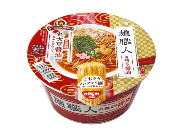 日清食品 麺職人 醤油      カップ 87gx12