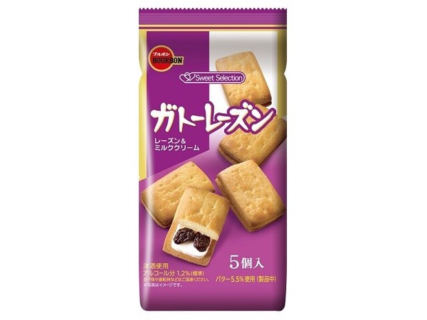 ブルボン ガトーレーズン 5個x10