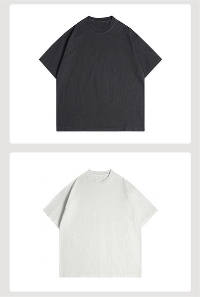 P21249  ラウンドネック Tシャツ  トッブス メンズ  男 2025春夏新作 半袖 韓国風 無地