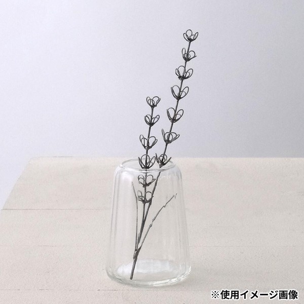 志成販売 ワイヤーアートのラベンダー グレー 423789GY