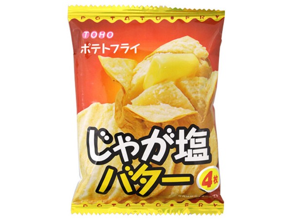 【東豊製菓】ポテトフライ　じゃが塩バター　駄菓子｜子どもに人気