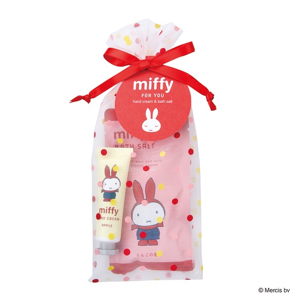 miffy(ミッフィー)　フォーユープチギフト りんごの香り【ハンドクリーム＆バスソルト】