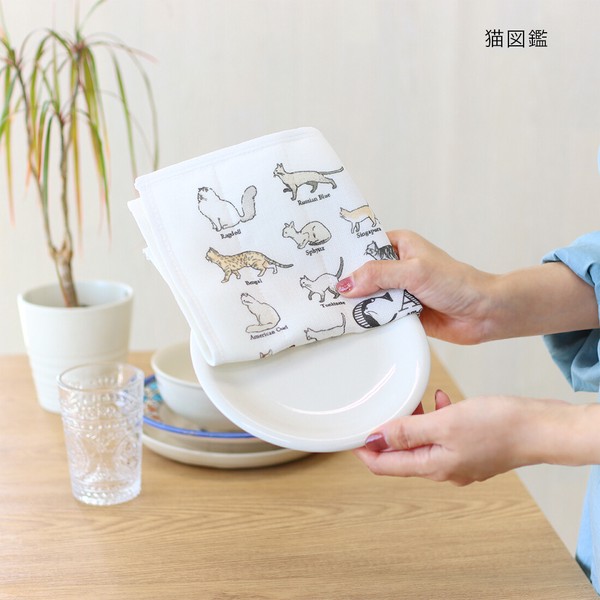 かやふきん 動物図鑑【受注生産】