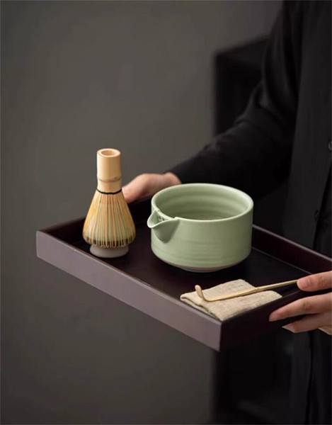 変わったデザイン  和風抹茶碗セット 茶筅 百本立「2025新作」