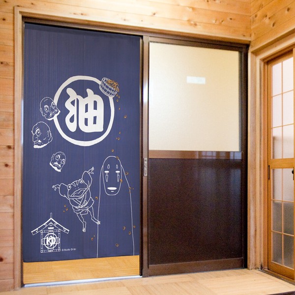 のれん ジブリ 千と千尋の神隠し「千と千尋」RE/BL 85X150cm 当日発送 即納