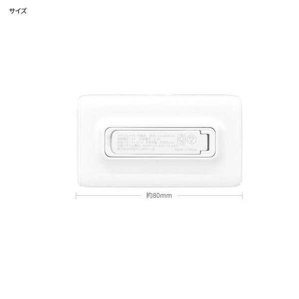 ちいかわ Lightning/Type-Cコネクタ付リチウムイオン充電 ちいかわ CK-62A