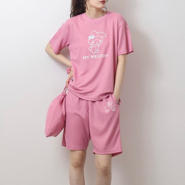 マイメロディ Tシャツ ハーフパンツ セット 巾着 サンリオ キャラクターズ