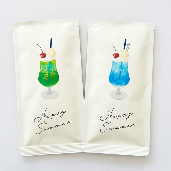 お茶メール（夏_Happy summer_ソーダ・水出しれもん煎茶TB 5g×5P）【ハーブティー/アイスティー】