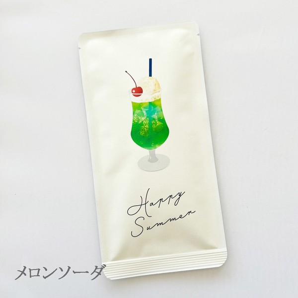 お茶メール（夏_Happy summer_ソーダ・水出しれもん煎茶TB 5g×5P）【ハーブティー/アイスティー】