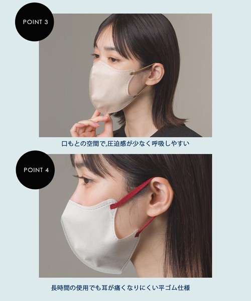 ひんやりクール接触冷感3Dマスク(普通サイズ)10枚セット