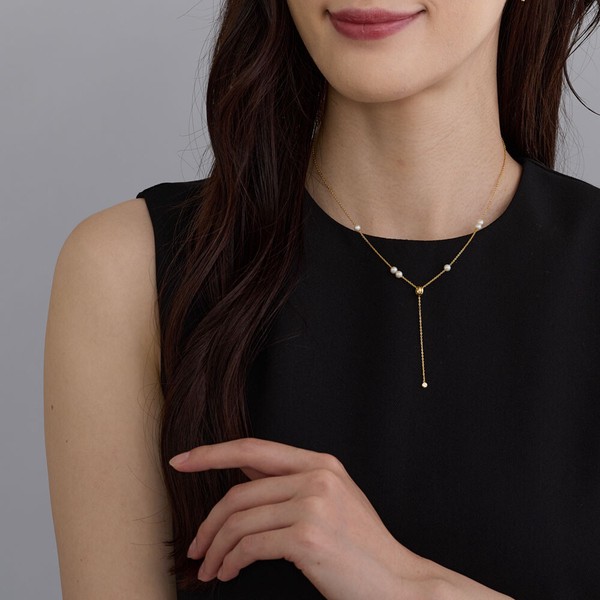 【大ヒット商品】 日本製 ジュエリー ネックレス ロング 2WAY パールネックレス  レディース ロット販売
