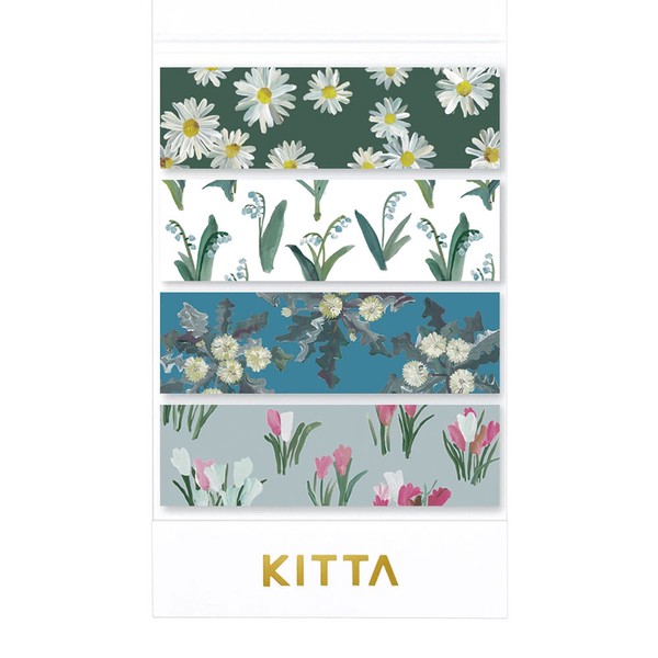 【キングジム】KITTA BASIC(キッタ ベーシック) フラワー9