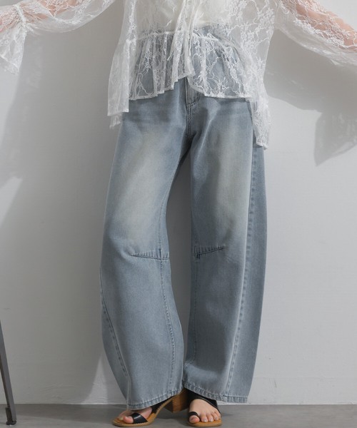 【再生産新色追加】10oz バレルシルエット デニム パンツ【2026年春新作】