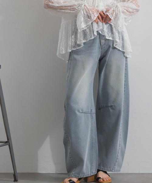 【再生産新色追加】10oz バレルシルエット デニム パンツ【2026年春新作】