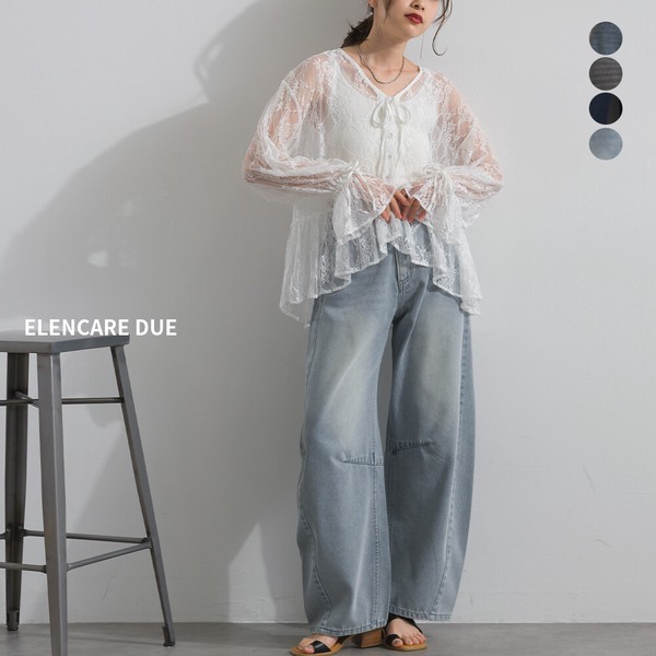 【再生産新色追加】10oz バレルシルエット デニム パンツ【2026年春新作】