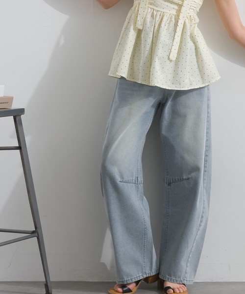 【再生産新色追加】10oz バレルシルエット デニム パンツ【2026年春新作】