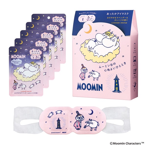 ムーミン　あったかアイマスク【快眠・睡眠・アイケア・温活】