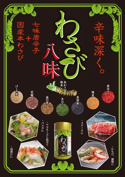 【穂高観光食品】【直送商品・送料込み】わさび八味　10g