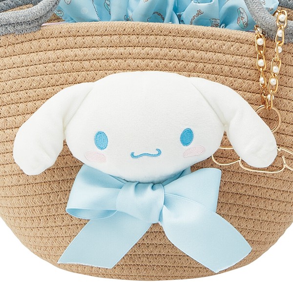 ぬいぐるみ付かご風バッグ サンリオ シナモロール
