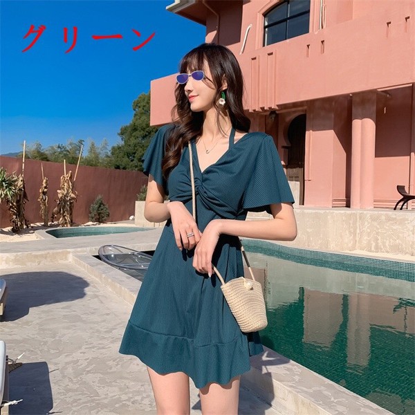 水着  ワンピース 無地  快適 レディース ファッション WCMA612