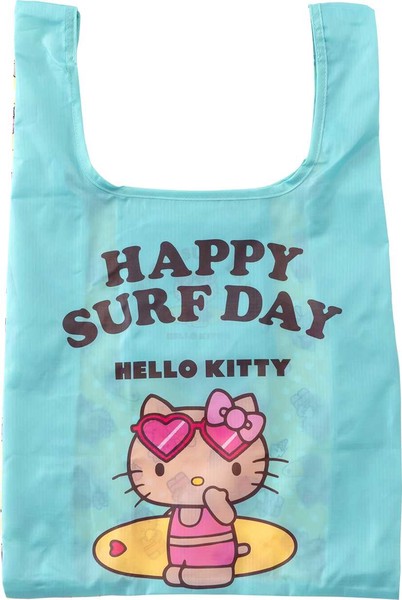 【大人気★】HELLO KITTY ｴｺﾊﾞｯｸﾞ Mｻｲｽﾞ 【日焼けキティシリーズ】