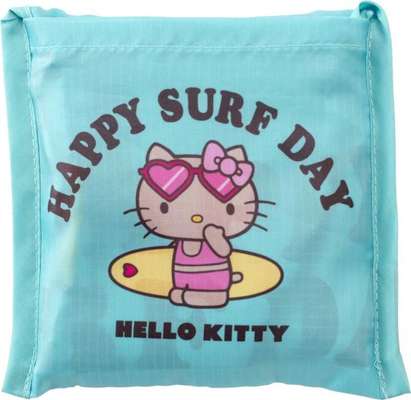 【大人気★】HELLO KITTY ｴｺﾊﾞｯｸﾞ Mｻｲｽﾞ 【日焼けキティシリーズ】