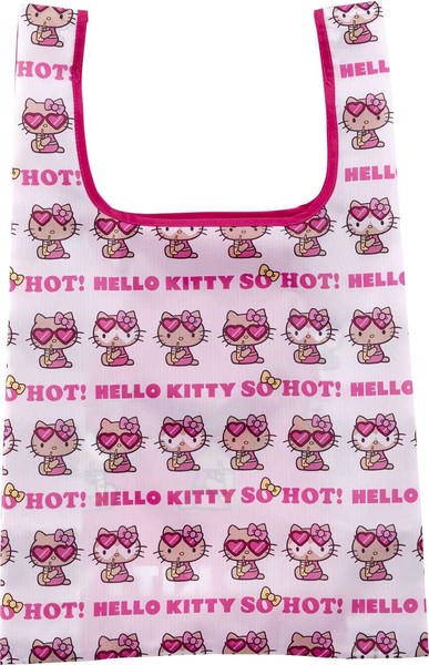 【大人気★】HELLO KITTY ｴｺﾊﾞｯｸﾞ Mｻｲｽﾞ 【日焼けキティシリーズ】